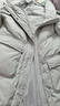 波司登（BOSIDENG）【反季】羽絨服女中長(zhǎng)款脫卸帽加厚新國(guó)標(biāo)90絨商場(chǎng)同款修身外套 格雷灰8A21 XS 155/80A 體重約110以內(nèi) 曬單實(shí)拍圖