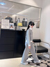 兜兜王國女童套裝春秋2025新款洋氣兒童裝衣服春裝套裝大童春款衛(wèi)衣兩件套 灰色 130 【建議身高120cm-130cm】 曬單實(shí)拍圖