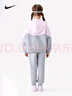 NIKE 3BRAND耐克男女童開(kāi)襟衛衣+褲子2件套保暖兒童套裝 珍珠藍石南 160 /80 【建議身高158-170cm】 曬單實(shí)拍圖