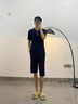 Charm Kendo官網睡衣男夏季蘭精莫代爾男士睡衣居家服短袖短褲可外穿青年套裝 藏青 送老公實用高級感 XL(125-150) 曬單實拍圖