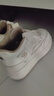 星期六加絨休閑鞋女厚底百搭高幫板鞋增高保暖舒適日常小白鞋 米白 36  曬單實(shí)拍圖