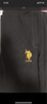 U.S. POLO ASSN.保羅運動(dòng)休閑褲男加絨保暖冬季寬松直筒跑步長(cháng)衛褲 黑色束口 XL  曬單實(shí)拍圖