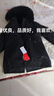 皮爾卡丹（pierre cardin）冬季派克服男獺兔毛內(nèi)膽2025新款海寧長(zhǎng)款皮草大衣可拆卸狐貍毛領(lǐng) 中長(zhǎng)款+黑色 2XL 羽絨袖子 曬單實(shí)拍圖
