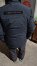 黑冰戶外700蓬鵝絨活帽工裝羽絨服 男款厚款羽絨派克大衣FAF8523 黑色 L 曬單實(shí)拍圖