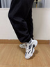 森馬男鞋高幫秋冬款休閑百搭國(guó)潮老爹鞋男士輕便跑步運(yùn)動(dòng)鞋子加絨棉鞋 白黑主圖款 40 曬單實(shí)拍圖