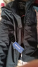 羅蒙棉服男士冬季加絨加厚保暖外套中老年人爺爺爸爸裝商務棉襖衣服 藏青色 2XL 曬單實拍圖