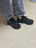 鴻星爾克女鞋黑色運動(dòng)鞋女春季皮面全黑厚底新款輕便休閑鞋增高防水老爹鞋 正黑(防水皮面) 39 標準尺碼 曬單實(shí)拍圖