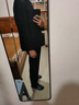 花花公子西服套裝男休閑韓版商務(wù)職業(yè)正裝三件套修身結婚伴郎新郎西裝外套 黑色兩扣西服+西褲+領(lǐng)帶 XL 曬單實(shí)拍圖
