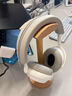 JZEPHF適用Sennheiser森海塞爾MOMENTUM 4耳機套硅膠保護套海綿大饅頭4.0耳罩四代頭梁橫梁耳墊防劃防塵 黑色蛋白皮耳機套 曬單實(shí)拍圖