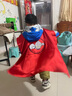 ULTRAMAN奧特曼衣服賽羅加絨加厚保暖套裝男童秋冬款蜘蛛俠萬(wàn)圣節兒童棉服 升級【賽羅】冬裝加絨套裝+披風(fēng) 120 cm 曬單實(shí)拍圖