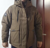 鴨鴨冬季新款羽絨服男戶(hù)外休閑工裝風(fēng)短款連帽男女同款保暖外套男潮流 曬單實(shí)拍圖