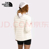 The North Face北面棉服女戶外防風保暖立領(lǐng)夾棉外套5GLD 白色/N3N M 曬單實拍圖