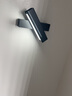 LABOT臥室床頭壁燈現(xiàn)代簡約旋轉(zhuǎn)壁燈支持米家AP燈具過道客廳書房背景墻 雅黑【可調(diào)角度】+中性光 【全光譜】旋轉(zhuǎn)壁燈-不帶開關(guān) 曬單實拍圖