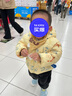 巴拉巴拉兒童棉服男童冬裝嬰兒棉襖外套寶寶棉衣洋氣時(shí)尚萌趣可愛(ài) 黃藍色調00338 80 曬單實(shí)拍圖