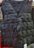 雪中飛內穿羽絨馬甲羽絨服鴨絨冬季保暖防寒厚款中老年爸爸裝背心175 曬單實(shí)拍圖