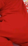 迷你巴拉寶寶純棉哈衣新生兒紅色打底爬服嬰兒衣服【新春季】 曬單實拍圖
