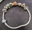 潘多拉（PANDORA）不給糖就搗蛋夜光南瓜串飾橘色飾品配件萬圣節(jié)禮物串珠 不給糖就搗蛋夜光南瓜串飾 均碼 曬單實拍圖