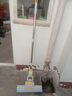 43CM加大號海綿拖把家用滾輪式擠水免手洗懶人拖地膠棉拖把 38CM直桿三排輪拖把共1個(gè)頭 曬單實(shí)拍圖