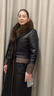 靈范兒海寧真皮皮衣羽絨服女2024新款冬季鵝絨狐貍毛皮草外套中長款 黑色 3XL 曬單實(shí)拍圖