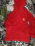 中國風(fēng)衛衣男女情侶裝加絨加厚連帽外套秋冬季連帽上衣 左側中國連帽加絨衛衣紅色 3XL 曬單實(shí)拍圖