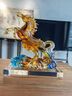 御時(shí)居琉璃工藝品飛馬擺件客廳家居裝飾喬遷新居商務(wù)禮品屬馬的生日禮物 小號（送底座） 曬單實(shí)拍圖