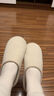 優(yōu)調(diào)靜音棉拖鞋女秋冬季家居室內(nèi)木地板無聲軟底四季透氣可機洗男士 石墨灰 40-41 L碼 曬單實拍圖