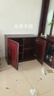 順心家具水曲柳餐邊柜實(shí)木現(xiàn)代餐廳中式大容量多用儲(chǔ)物柜 琥珀紅A款 曬單實(shí)拍圖