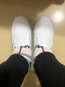 工作鞋男女一腳蹬帆布鞋白色防靜電鞋子小白鞋護士鞋藥廠(chǎng)工作鞋 白色 39 曬單實(shí)拍圖
