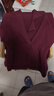 緹米媗媽媽春裝外套兩件套2026新款闊太太大碼中老年女裝喜婆婆氣質(zhì)上衣 酒紅色  （上衣）現貨秒發(fā) 3XL 建議穿140-155斤 曬單實(shí)拍圖