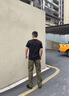 CAT卡特25春夏新品男士戶(hù)外工裝風(fēng)直筒休閑長(cháng)褲 軍綠色 XL 曬單實(shí)拍圖