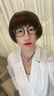 LESS春季桑蠶真絲襯衣女休閑寬松雙層西裝領(lǐng)白色襯衫2N3211660 105/半漂白 L 曬單實拍圖