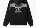BOY LONDON冬男女同款重工刺繡針織連帽開衫衛(wèi)衣外套N06029 黑色 XL 曬單實(shí)拍圖