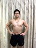 美津濃（MIZUNO）沙灘褲男防尷尬雙層速干寬松平角沙灘褲男士泡溫泉游泳褲 黑色 2XL 【身高180-185 體重75-80kg】 曬單實(shí)拍圖
