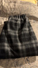 皮爾卡丹格子毛呢褲子女秋冬2026新款時(shí)尚加絨加厚中年媽休閑哈倫老爹褲 黑色加絨加 厚款 XL 【130-150斤】 曬單實(shí)拍圖