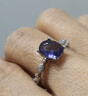 梵制天然紫水晶戒指 女晶體全凈火彩爆 s925純銀鑲嵌 輕奢日韓風(fēng) 戒指 開(kāi)口可調節 曬單實(shí)拍圖