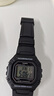 卡西歐（CASIO）YOUTH手表男女經(jīng)典復(fù)古黑色小方塊黑武士石英學(xué)生 W-218H-1A 曬單實(shí)拍圖