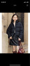 自巧小個(gè)子【杜邦三防】簡約短款羽絨服女2024冬裝新款立領(lǐng)外套 謐黑色 S (3碼) 曬單實(shí)拍圖