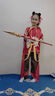 哪吒衣服兒童西游記哪咤大戰(zhàn)紅孩兒演出服裝鬧海幼兒園舞蹈表演 馬甲+褲子+乾坤圈+火箭槍+面具 140 曬單實(shí)拍圖