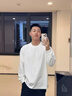 卡圖弛美式白色長袖t恤男春秋季純棉圓領(lǐng)oversize內(nèi)搭打底衫基礎(chǔ)款衛(wèi)衣 白色 XL 曬單實(shí)拍圖