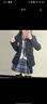 圣洛鋒學(xué)院風(fēng)女學(xué)生JK制服西裝基礎款秋冬季西服外套套裝演出服校服班服 煙灰裙+紺色西裝+白襯衫+領(lǐng)帶+勛章 M 曬單實(shí)拍圖