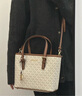 邁克高仕（MICHAEL KORS）MK托特包女包JetSet老花手提托特斜挎包女包 送女友 七夕禮物 35T9GTVT0B-150 曬單實拍圖