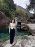 ANN ANDELMAN官方直營(yíng)不對(duì)稱短袖修身小開衫短袖修身毛針織外套女 白色 XS 曬單實(shí)拍圖