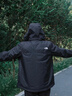 北面（The North Face）Stormpeak沖鋒衣男FL納米殼3層防水連帽外套可打包25秋冬款|89ZJ JK3/宇宙黑 XL/180 曬單實拍圖