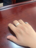 MOLC吉言戒指男女簡約對戒新中式復(fù)古指環(huán)開口戒子喵咪食指戒生日禮物 R629吉言戒指 曬單實拍圖