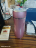 滇慶堂銀杯子999純銀雪花銀水杯食用足銀內(nèi)膽?zhàn)B生保溫杯情人節(jié)送女友 櫻粉色中號40g【國檢質(zhì)?！?曬單實拍圖