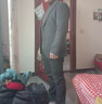 羅蒙毛呢大衣男士羽絨內膽呢子外套羊毛保暖西服領(lǐng)商務(wù)休閑雙面尼男裝 灰色短款【可脫卸羽絨內膽】 175 曬單實(shí)拍圖