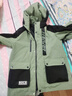 雪中飛【一衣三穿】童裝男童羽絨服工裝女童中長(cháng)兒童羽絨服艾葉綠140cm 曬單實(shí)拍圖