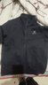 特步運動(dòng)外套男秋冬新款針織衛衣休閑上衣防風(fēng)衣茄克開(kāi)衫立領(lǐng)男士夾克 正黑色（春秋款） M /170 曬單實(shí)拍圖