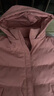 啄木鳥(niǎo) 羽絨棉服女短款2024新款棉衣顯瘦秋冬外套大碼保暖韓版小棉襖女 粉色 M（建議體重80-100斤） 曬單實(shí)拍圖
