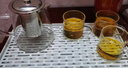 富光 茶壺茶水分離玻璃泡茶壺煮茶耐高溫帶濾網(wǎng)飄逸杯功夫茶茶具 580ml+4杯+瀝水盤 曬單實拍圖